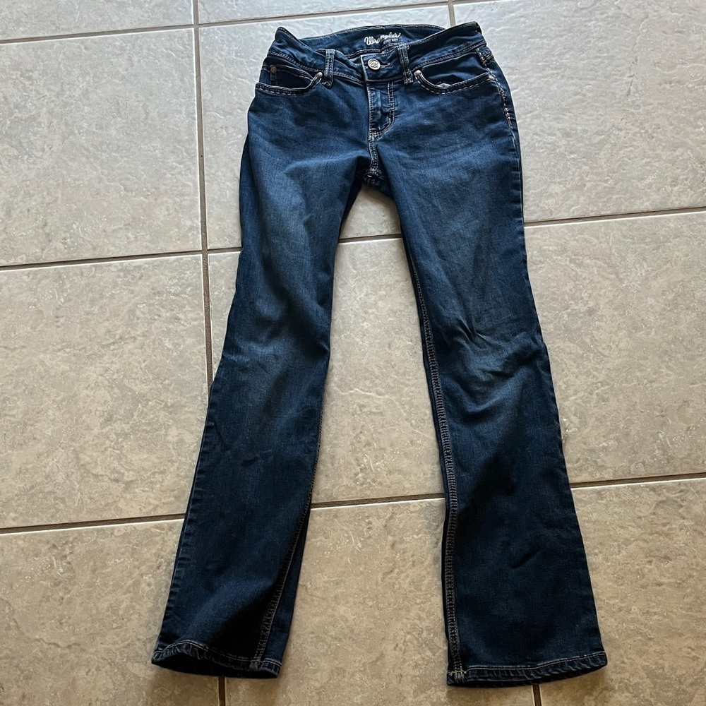 Wrangler Women's Dark Blue Boot Cut Jeans